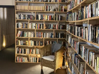 corner reading - The Literary Man